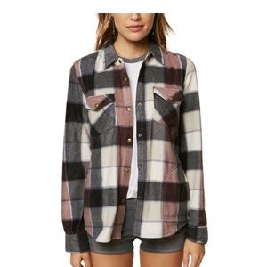 O’Neill Women’s Zuma Plaid Long Sleeve Button Up